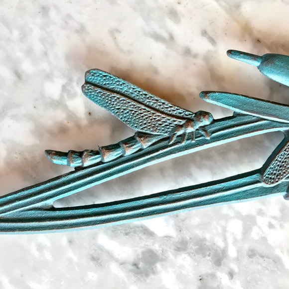 SOLD | Dragonflies and Cattails Metal Bracket - Picture 5 of 5